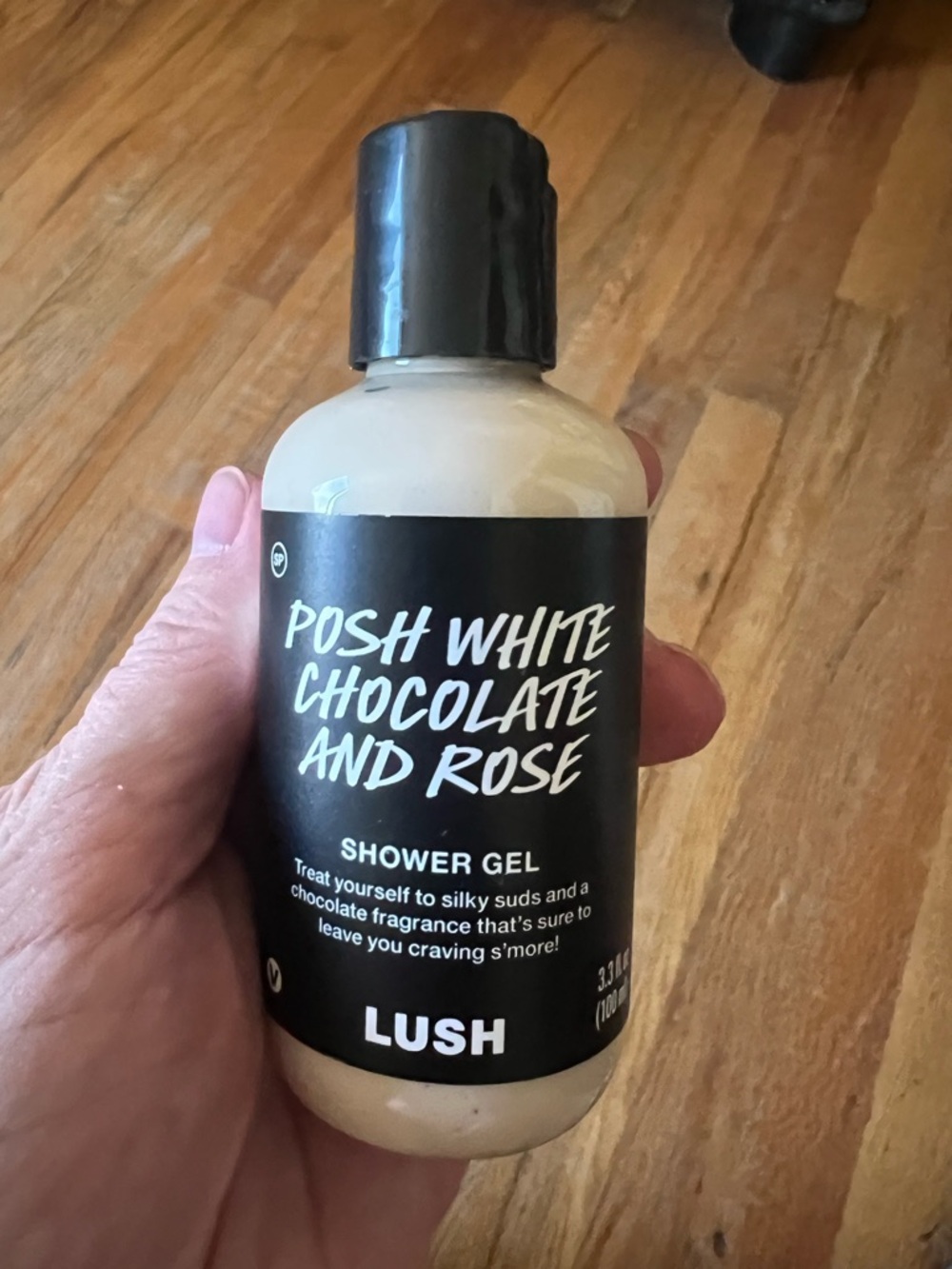 LUSH Posh White Chocolate and Rose Shower Gel - 3.3 oz